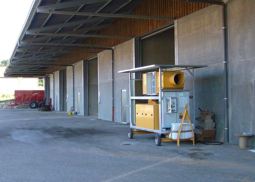 Refrigerador de cereal para conservar el trigo de forma ecológica