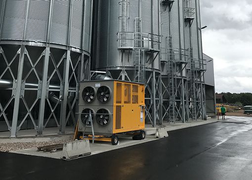 Fully automated grain coolers in use around the world