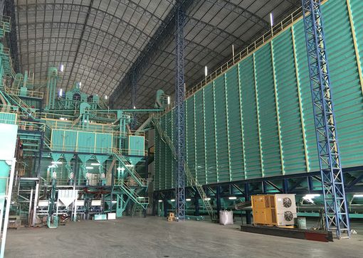 Also suitable for cooling white rice: the Granifrigor grain cooling unit 