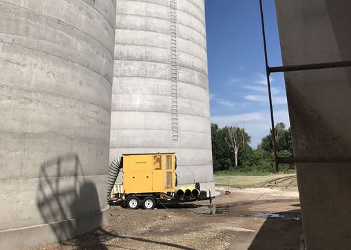 Grain cooling for any climate zone in the USA