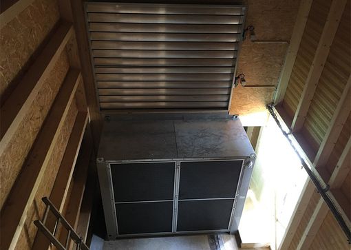 Professional hay drying method with heat pump