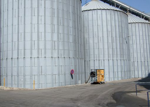Successfully preventing mycotoxins with grain cooling units