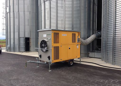 Effective ventilation of wheat for the best possible quality